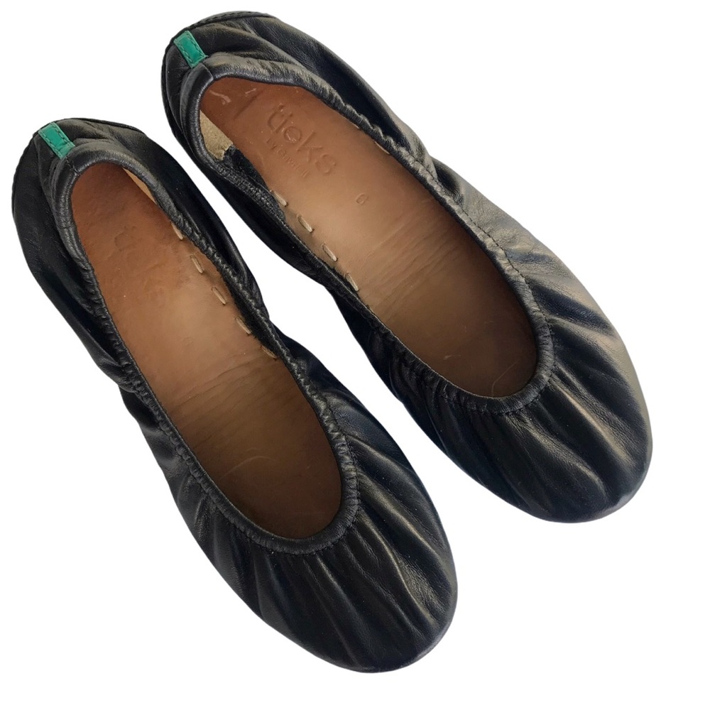 Tieks in Matte Black Leather